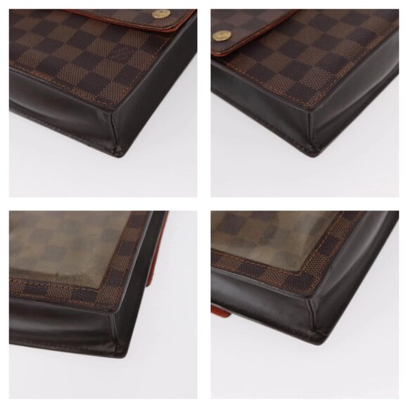 Authentic LOUIS VUITTON Damier Ebene Portello Shoulder Bag bst477-120225 - Picture 7 of 16